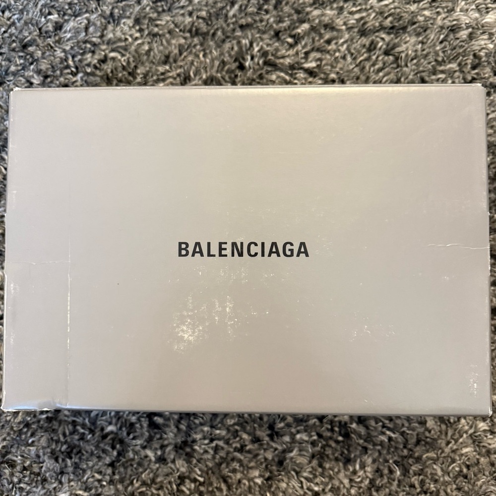 BALENCIAGA 11 MEN'S SPEED LACE-UP RECYCLED KNIT SNEAKER IN BLACK